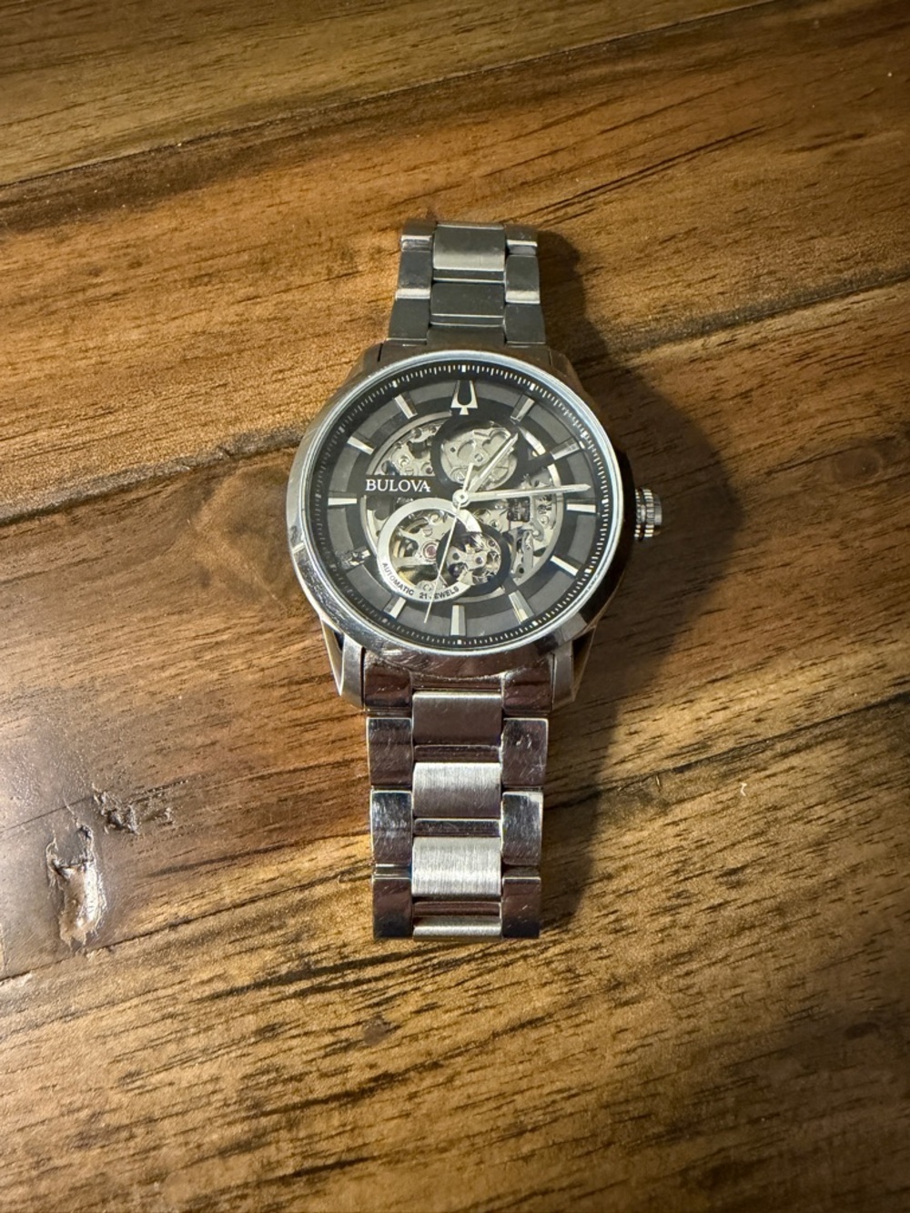 Bulova Skeleton Dial Men's Watch